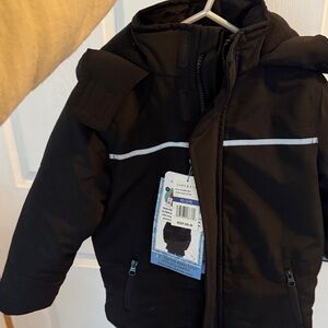 Andy & Evan Black Puffer Jacket for Kids